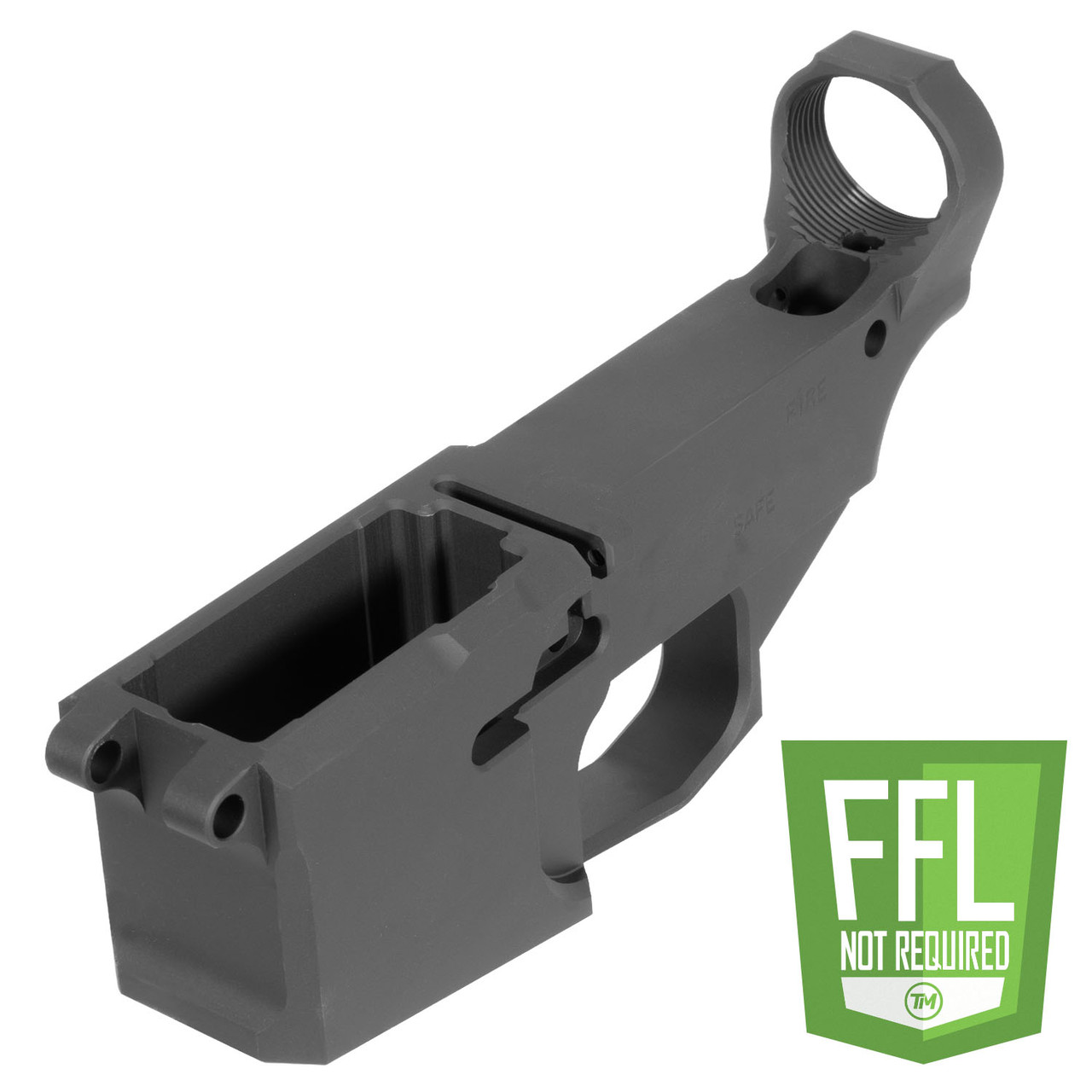 Blemished – 80% Lower Fire/Safe Marked – Anodized Black