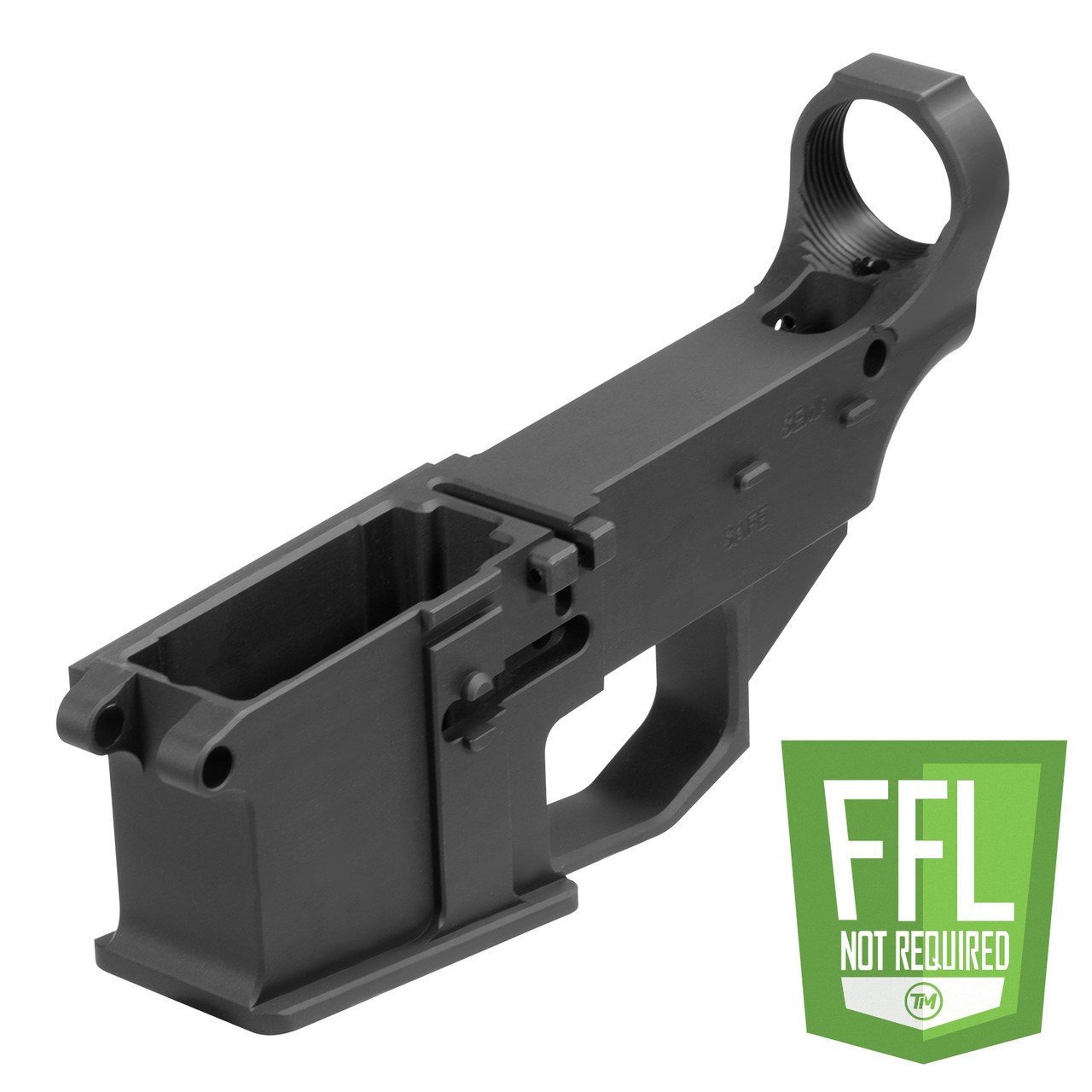 Forged Fire/Safe Marked 80% Lower Assembly